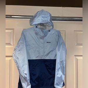 Women's Marmot Precip Eco Anorak Rain Jacket Half Zip Pullover Size Medium 8-10